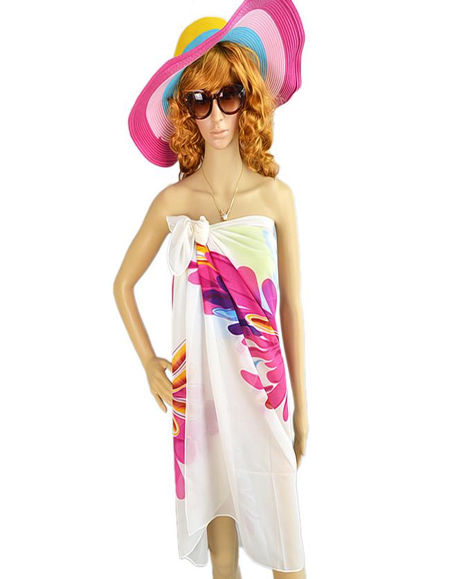 Romwe Colorful Printed Thin Fashionable Scarf