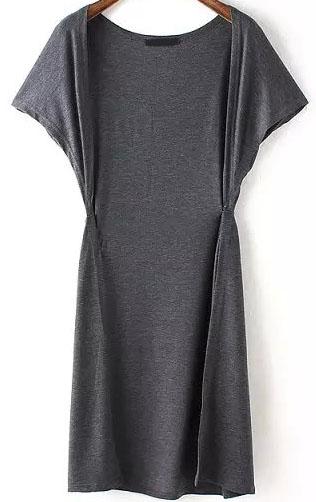 Romwe Bat Sleeve Knit Top