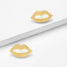 Romwe Lips Design Stud Earrings