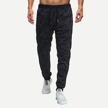 Romwe Men Camo Print Drawstring Waist Pants