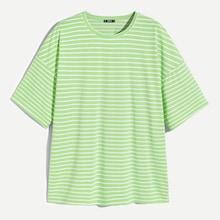Romwe Guys Short Sleeve Striped Top