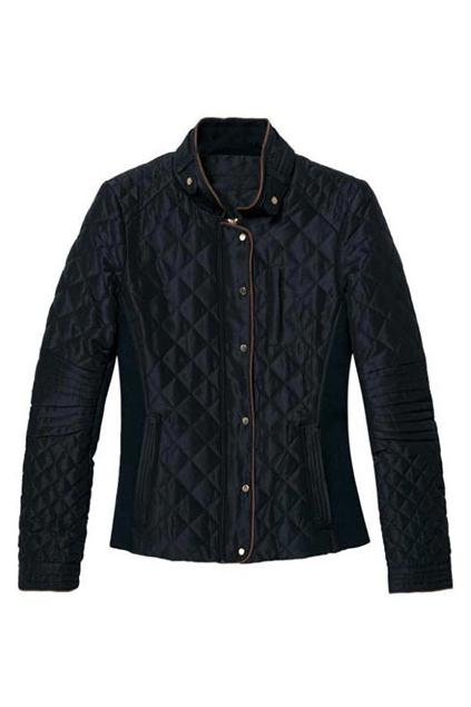 Romwe Band Collar Black Coat