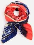 Romwe Multicolor View Print Scarf