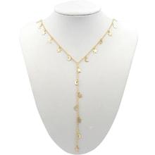 Romwe Moon & Star Charm Lariats Necklace