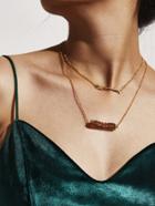 Romwe Arrow Pendant Layered Chain Necklace
