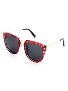 Romwe Chunky Frame Cat Eye Sunglasses