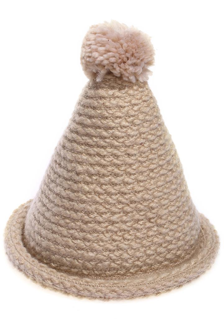 Romwe Conical Witch Hat-khaki