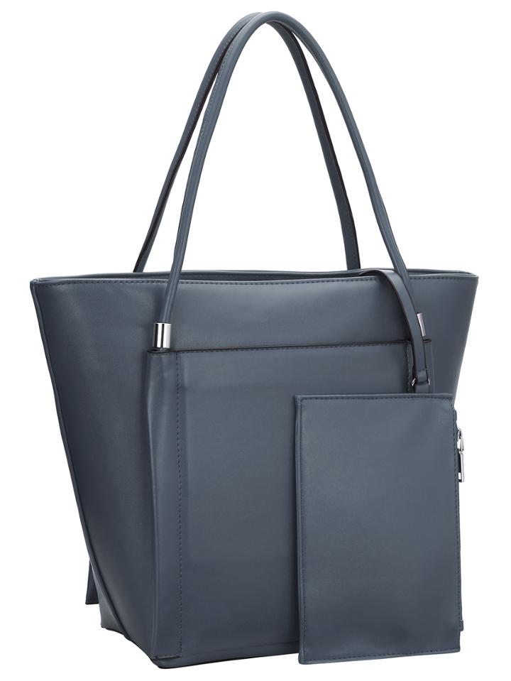 Romwe Grey Magnetic Oversized Shoulder Bag