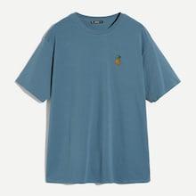 Romwe Guys Pineapple Print Tee