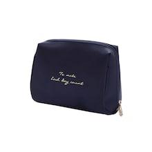 Romwe Letter Print Makeup Storage Bag