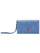 Romwe Blue Large Capacity Multi-use Casual Wallet