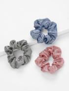 Romwe Mixed Color Hair Tie 3pcs