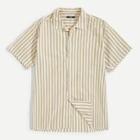 Romwe Guys Single Breasted Stripe Shirt