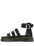 Romwe Fuax Leather Strappy Flatform Sandals