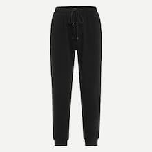 Romwe Men Drawstring Waist Slant Pocket Sweatpants