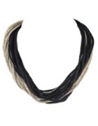 Romwe New Model Braided Layers Silk Choker Necklace