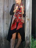 Romwe Long Sleeve Loose Asymmetrical Black Dress