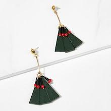 Romwe Bar & Triangle Drop Earrings 1pair