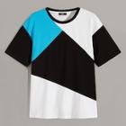 Romwe Guys Color Block Top