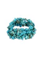 Romwe Turquoise Design Elastic Bracelet
