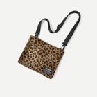 Romwe Leopard Pattern Crossbody Bag
