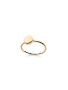 Romwe Gold Plated Smooth Design Ring