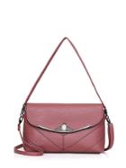 Romwe Chevron Stitch Crown Design Shoulder Bag