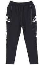 Romwe Skull Print Pockets Pant