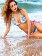 Romwe Purple Vintage Print Ring Accent Bikini Set