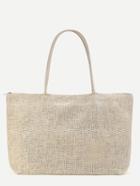Romwe Beach Style Straw Tote Bag