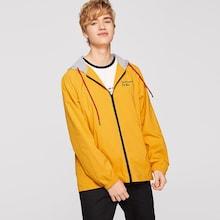 Romwe Guys Zip Up Raglan Sleeve Hoodie Coat