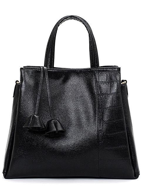 Romwe Trapezoid Tote Bag With Flower Charm
