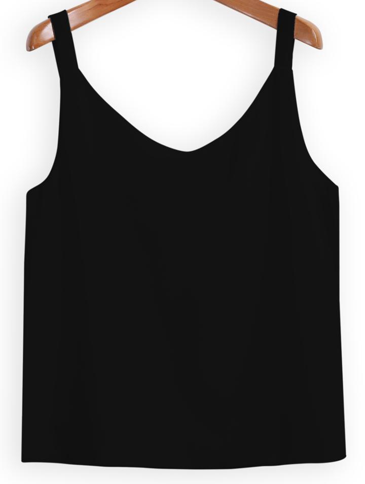 Romwe Spaghetti Strap Slim Vest