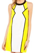 Romwe Romwe Color Block Backless Dress