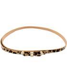 Romwe Neon Leopard Bow Belt