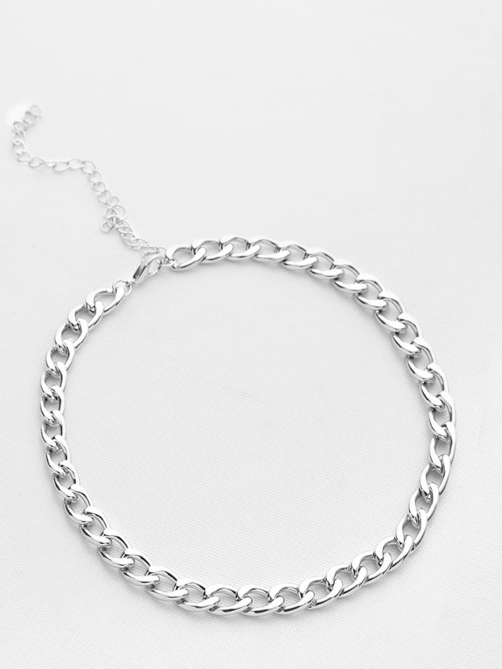 Romwe Chain Choker Necklace