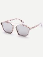Romwe Brow-bar Square Sunglasses