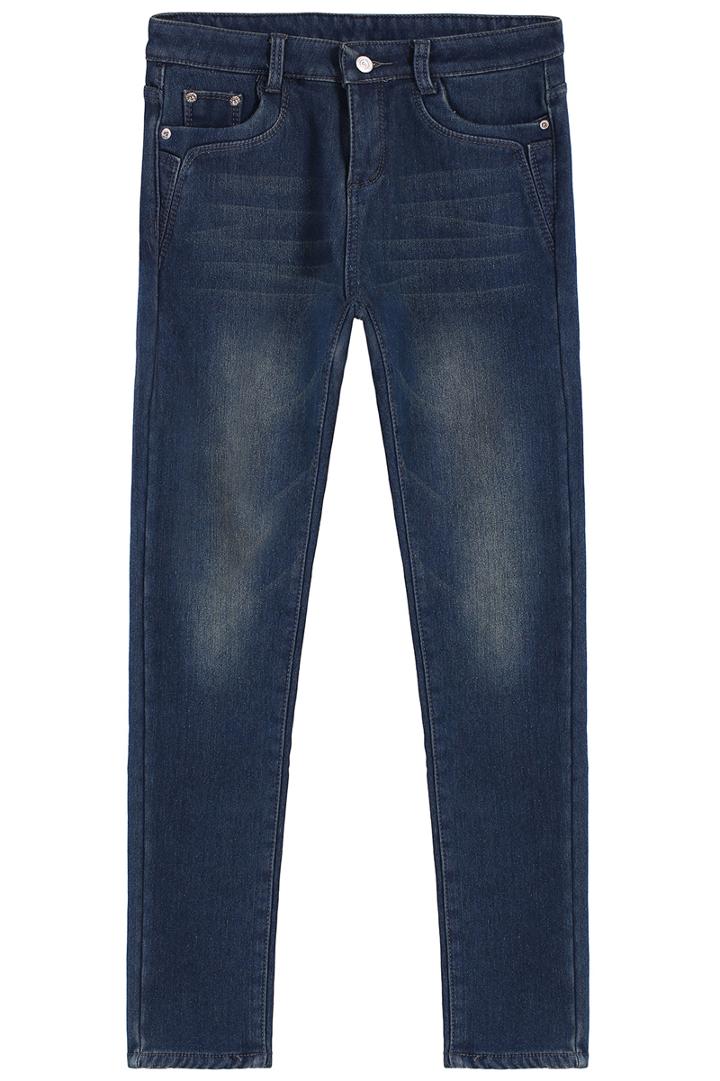 Romwe Bleached Slim Denim Pant
