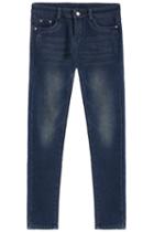 Romwe Bleached Slim Denim Pant