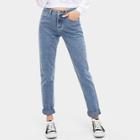 Romwe Rolled Hem Button Up Jeans