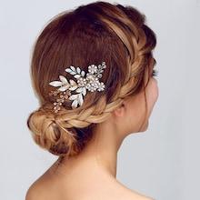 Romwe Flower Bridal Hair Comb