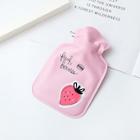 Romwe Strawberry Print Hot Water Bag