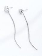 Romwe Delicate Triangle Strand Earrings