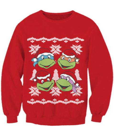 Romwe Ninja Turtles Print Sweatshirt
