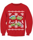 Romwe Ninja Turtles Print Sweatshirt