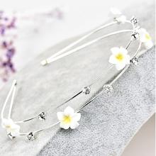 Romwe Flower Decorated Metal Headband