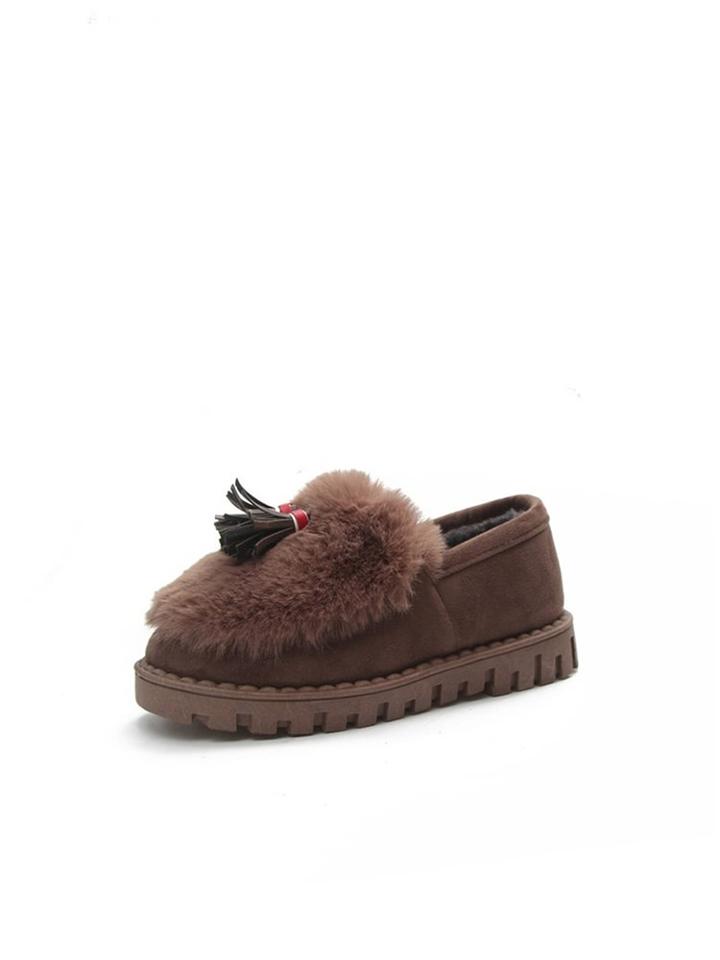 Romwe Tassel Detail Lug Sole Flats