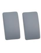 Romwe Gray Small Square Stud Earrings