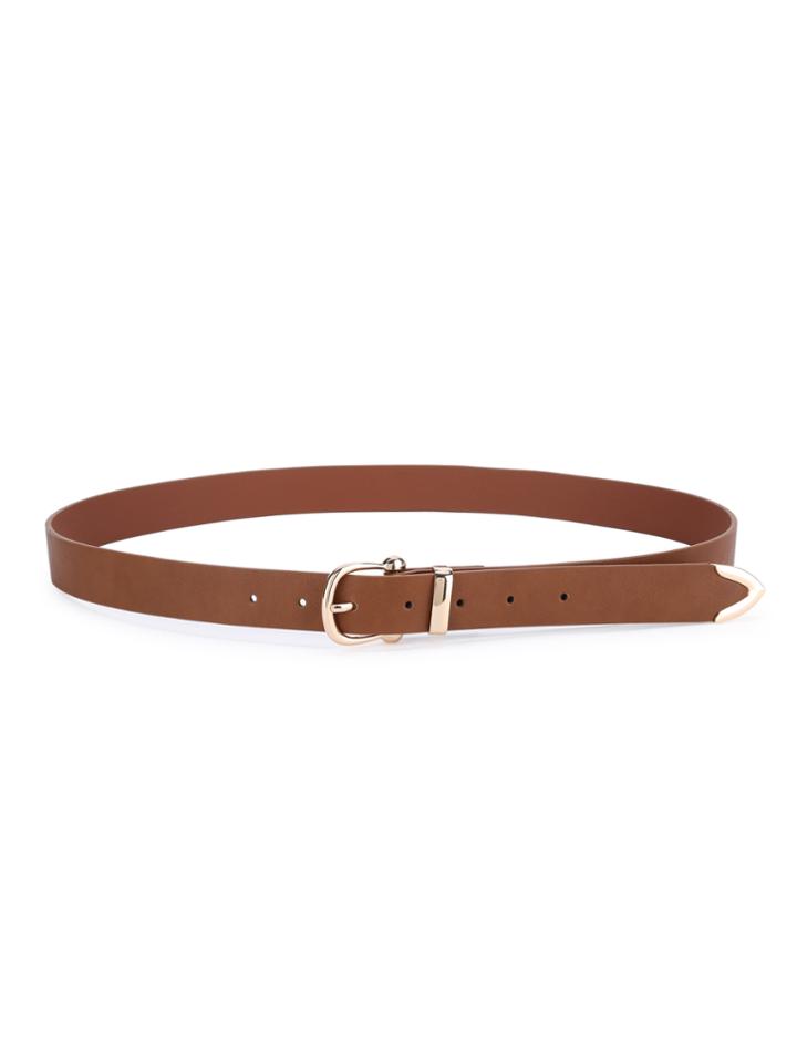 Romwe Metal Detail Belt