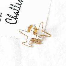 Romwe Hollow Airplane Design Brooch